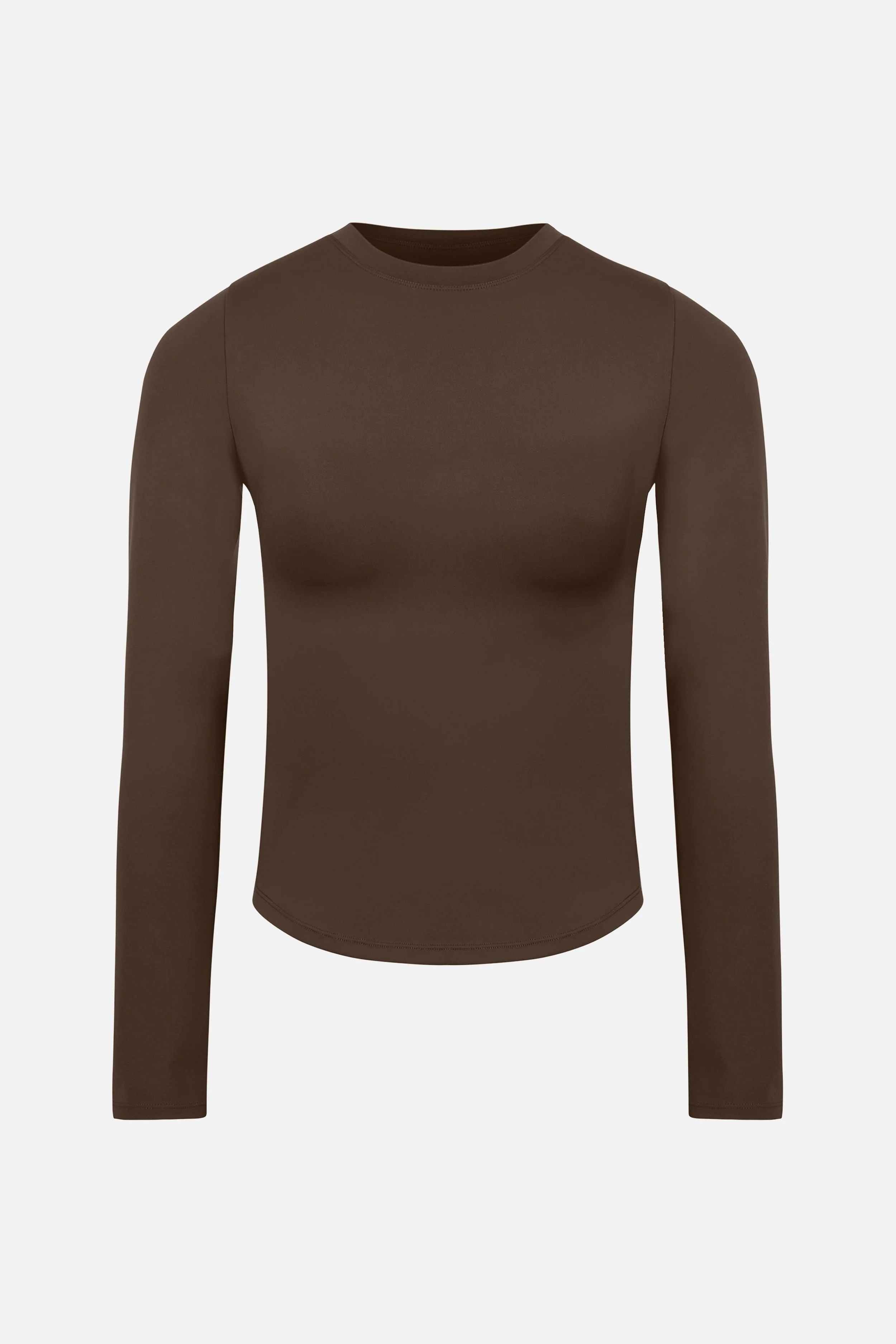 Base Sculpting Long Sleeve Top - Truffle - Image 6