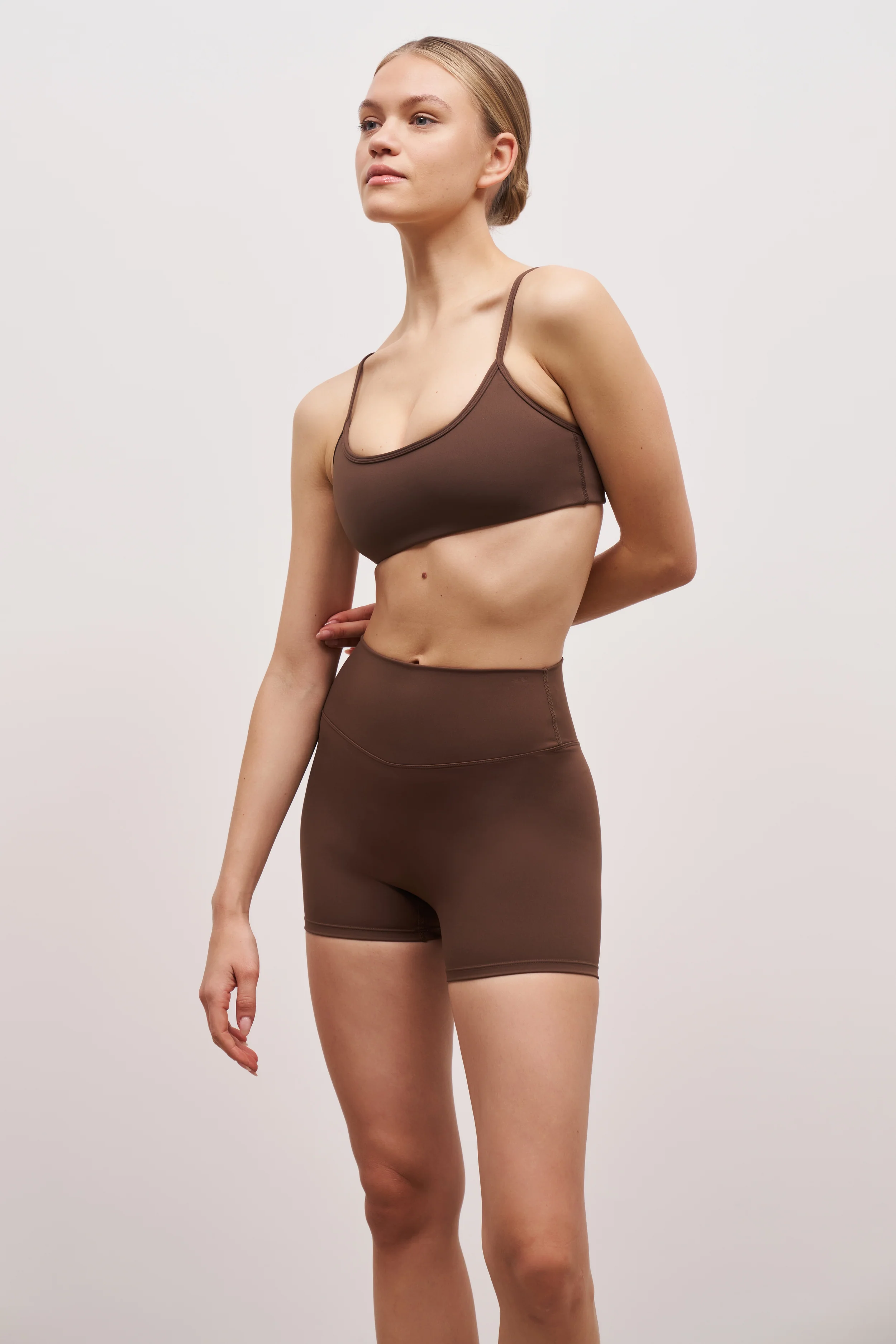 Base Sculpting Shorts - Truffle - Image 3